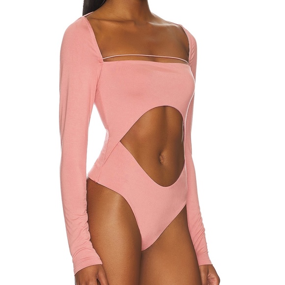 Taja Bodysuit Not Yours To Keep in Rose - Size XS, Extra Small BRAND NEW - Picture 4 of 5